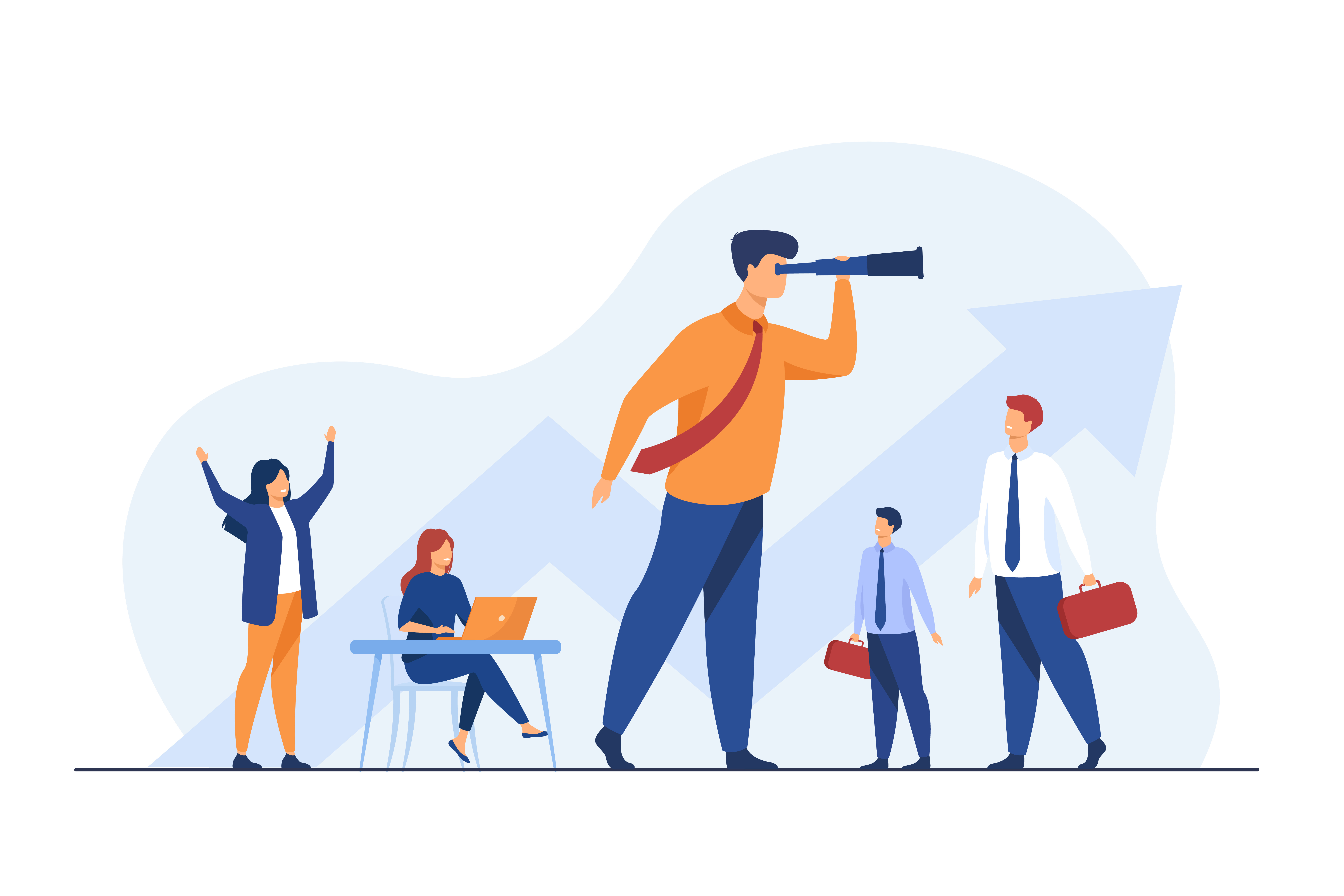 Collaborative team illustration